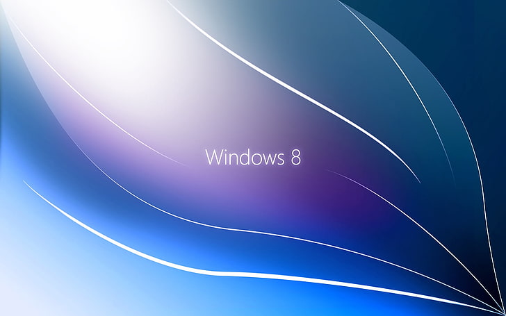 Windows 8 logo, system, operating system, os, blue, white, abstract
