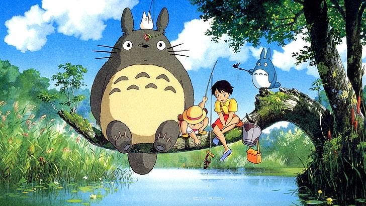 My Neighbor Totoro wallpaper, Studio Ghibli, anime, anime girls