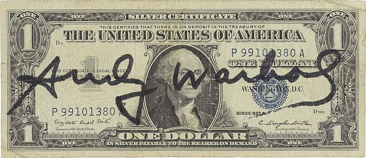 Andy Warhol, dollar, USA, Washington, modern, capitalism