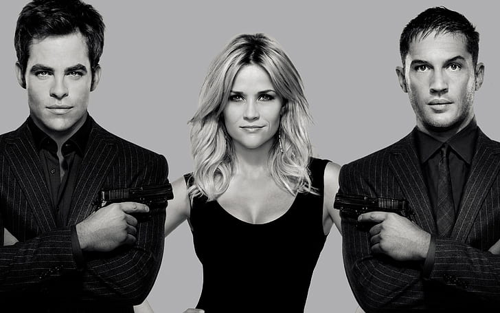 This Means War, Chris Pine, Reese Witherspoon, Tom Hardy, HD wallpaper