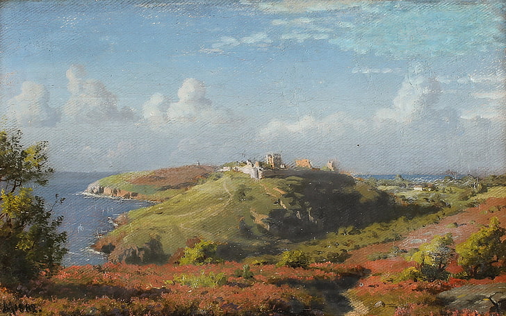 Danish painter, 1882, Peter Merk Of Menstad, Peder Mørk Mønsted, HD wallpaper