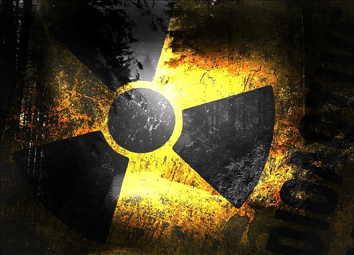 HD wallpaper: Biohazard logo, Sci Fi