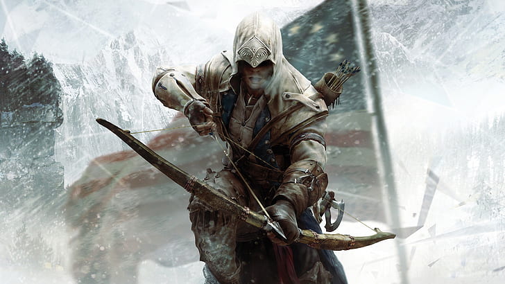 Assassin's Creed 3 HD, games, HD wallpaper