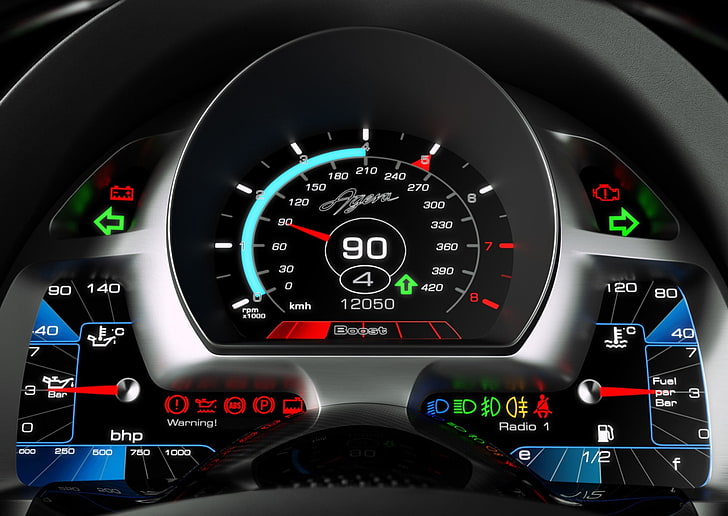 Hd Wallpaper Gray And Black Vehicle Instrument Cluster Panel Speedometer Wallpaper Flare