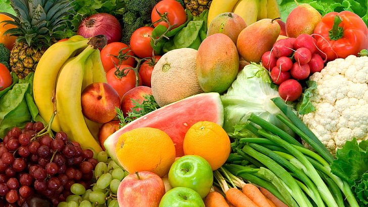 variety of fruits, food, healthy eating, food and drink, freshness