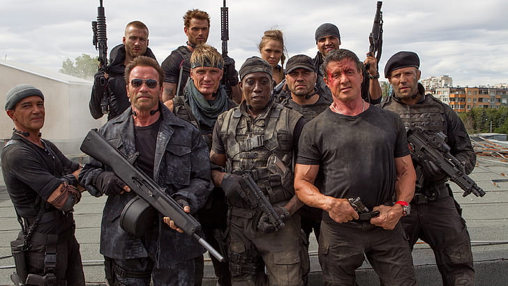 The Expendables 3 Cast, HD wallpaper