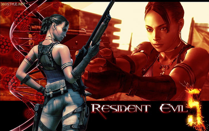 resident evil sheva alomar 1680x1050  Video Games Resident Evil HD Art