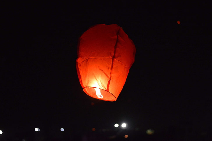 ahmedabad, festival, kite, lanterns, illuminated, lighting equipment, HD wallpaper