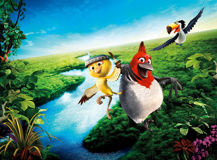 HD wallpaper: Rio 2 Journey, three bird movie characters illustration,  Cartoons | Wallpaper Flare