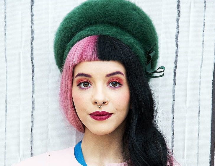 Singers, Melanie Martinez, American, Hat, Lipstick, HD wallpaper