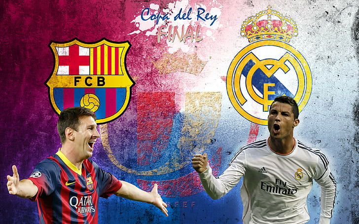 HD wallpaper: Leo Messi and Christiano Ronaldo, HD | Wallpaper Flare