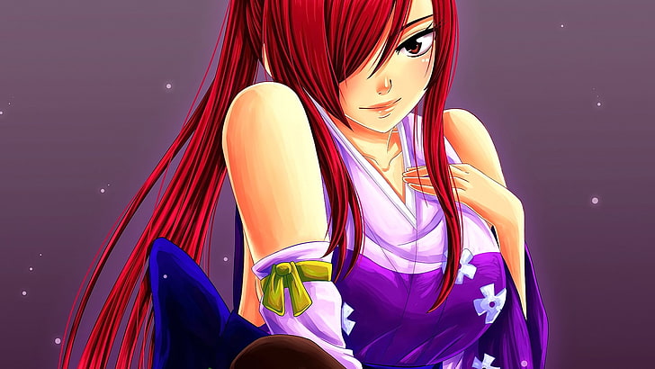 anime, anime girls, Scarlet Erza, Fairy Tail, one person, women, HD wallpaper