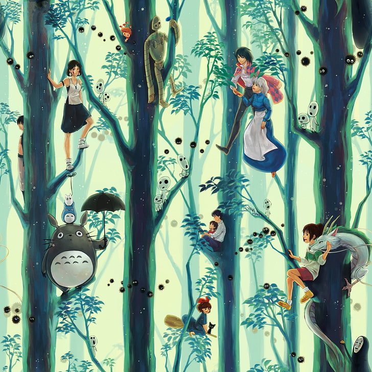 1280x768px | free download | HD wallpaper: Japanese anime movie characters  wallpaper, Hayao Miyazaki, Totoro | Wallpaper Flare