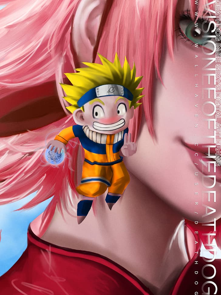 2360x1640px | free download | HD wallpaper: visionee, deathdog, Naruto ( anime), Sakura (Naruto), fan art | Wallpaper Flare