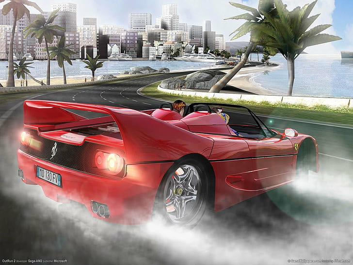 Ferrari, OutRun, OutRun 2, HD wallpaper