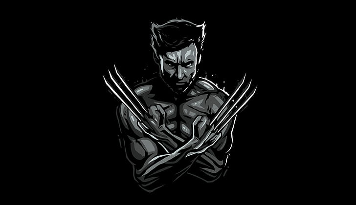 Logan Wolverine Minimal, HD wallpaper