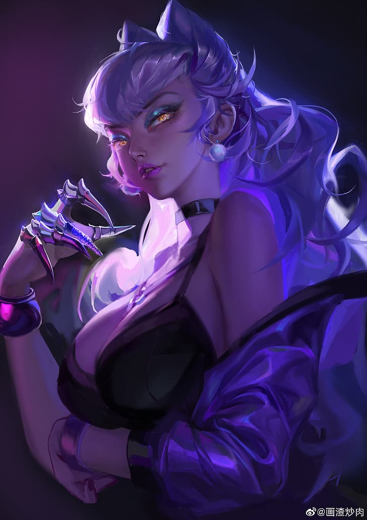 League of Legends, Evelynn (League of Legends), video game characters, HD wallpaper