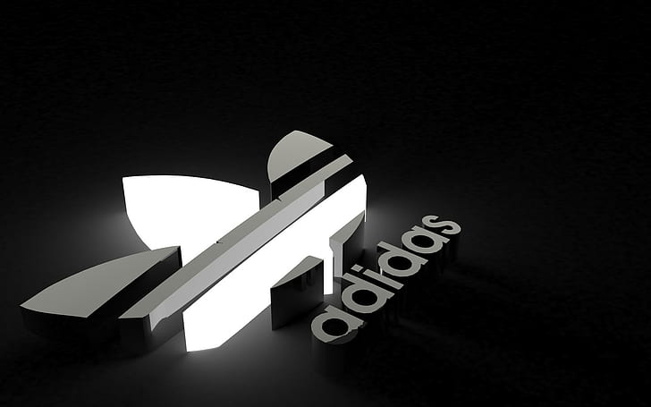 Scherm Calligrapher flexibel HD wallpaper: Adidas Black & White Logo, art, sneakers, dasler | Wallpaper  Flare