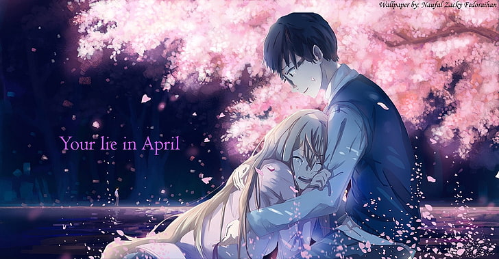 Anime, Your Lie in April, Kaori Miyazono, Kousei Arima, HD wallpaper