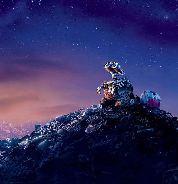 WALL-E, Pixar, Animation, HD, 4K