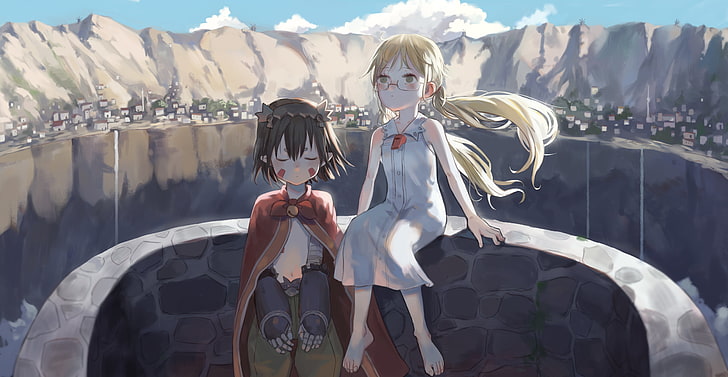 yellow and black haired female anime characters, Made in Abyss