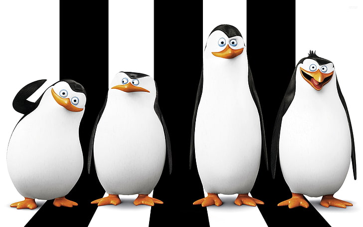 movies, Penguins of Madagascar, representation, human representation, HD wallpaper
