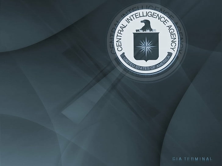 Man Made, Logo, CIA, Central Intelligence Agency, clock, no people, HD wallpaper