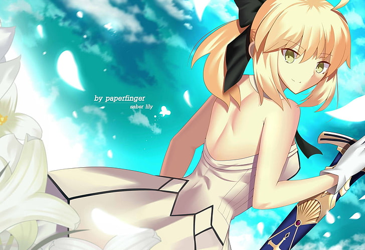 Fate/Grand Order, Saber Lily, sunlight, day, representation