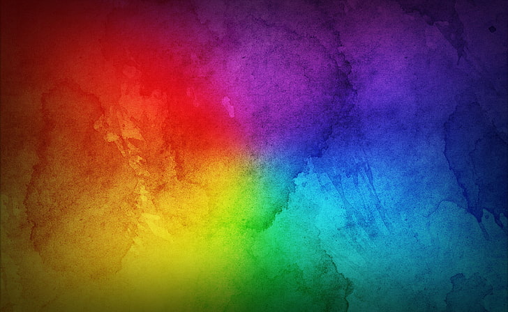 Rainbow, abstract wallpaper, Aero, multi colored, vibrant color, HD wallpaper