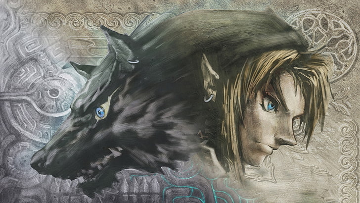 wolf, The Legend of Zelda, Link, The Legend of Zelda: Twilight Princess, HD wallpaper