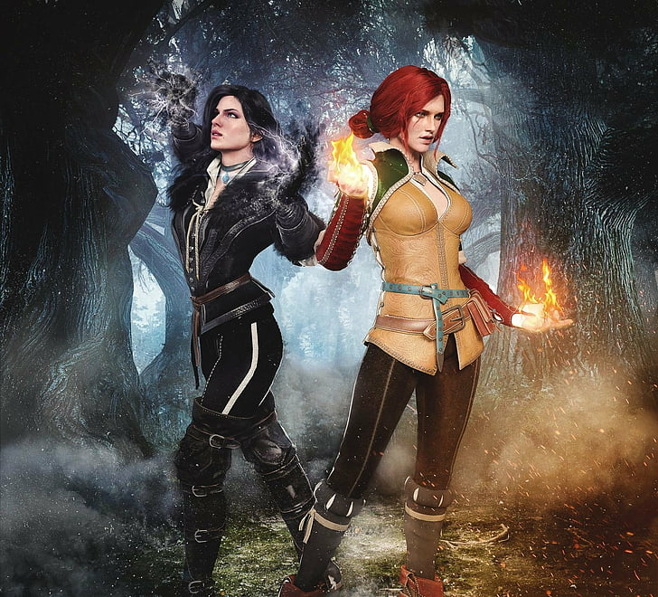 The Witcher, The Witcher 3: Wild Hunt, Triss Merigold, Yennefer of Vengerberg