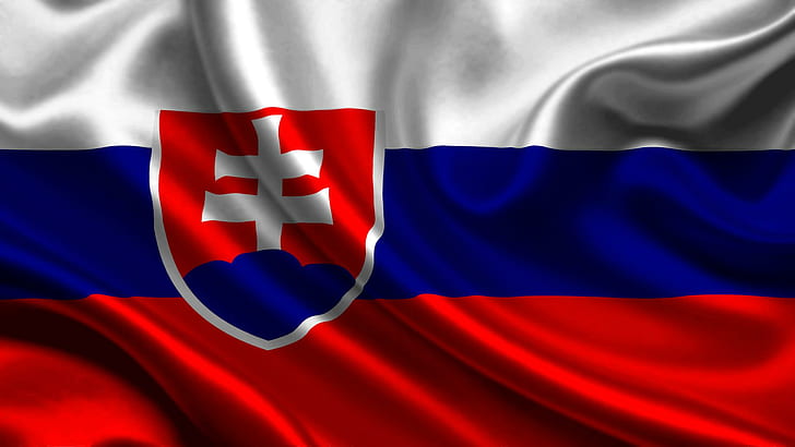 Slovakia, country, symbol, texture, flag, 3d and abstract