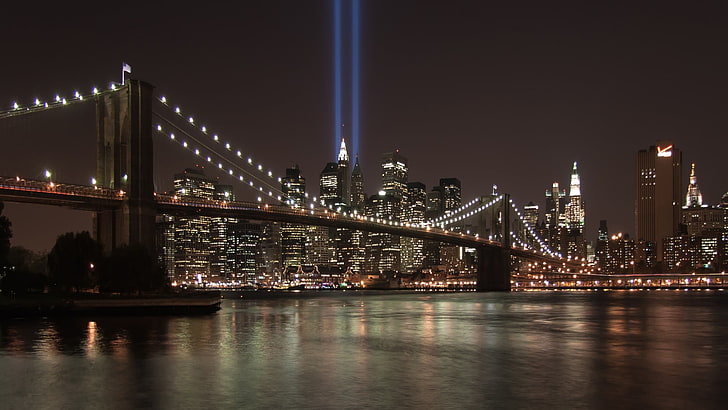 Brooklyn Bridge, New York City, Never Forget, built structure