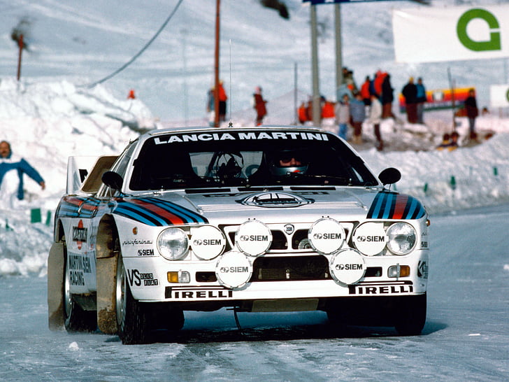 037, 1983, group b, lancia, race, racing, rally, HD wallpaper