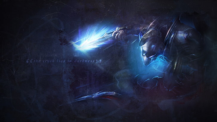 Zed from League of Legends, Nocturne, video games, water, no people, HD wallpaper