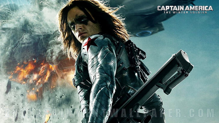 Captain America Bucky Barnes, Captain America: The Winter Soldier, HD wallpaper