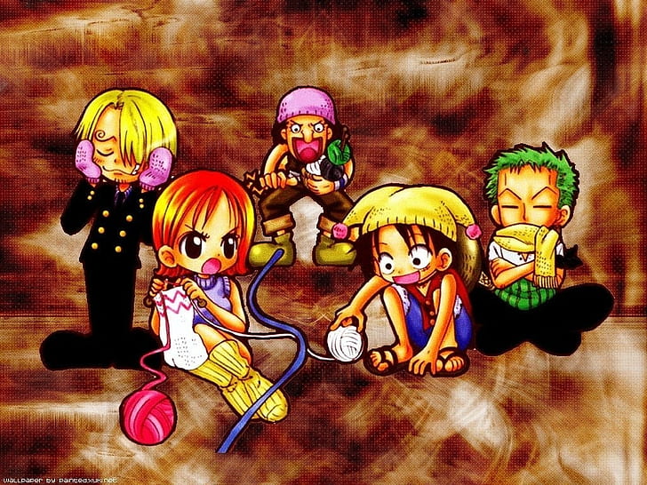 One Piece, anime, Sanji, Nami, Usopp, Monkey D. Luffy