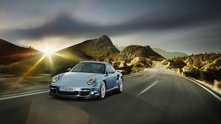 gray coupe, Porsche 911, car, motor vehicle, transportation, mode of transportation, HD wallpaper