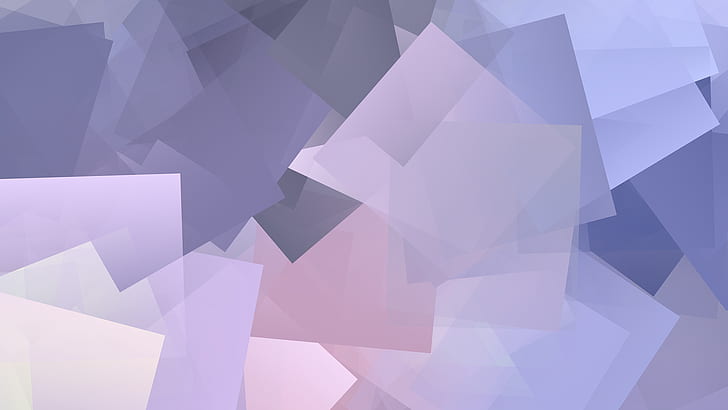 abstract, GNOME, purple, cubism