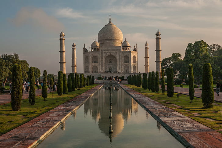 Taj Mahal India, agra, taj mahal, agra, india, inde, Indien, country, HD wallpaper