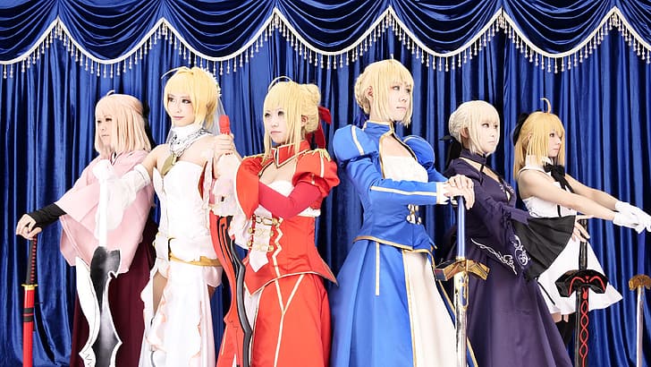 Asian, Japanese, Japanese women, cosplay, Fate series, Fate/Grand Order, HD wallpaper