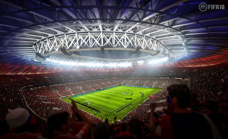 FIFA 18, Stadium, 4K, 8K, HD wallpaper
