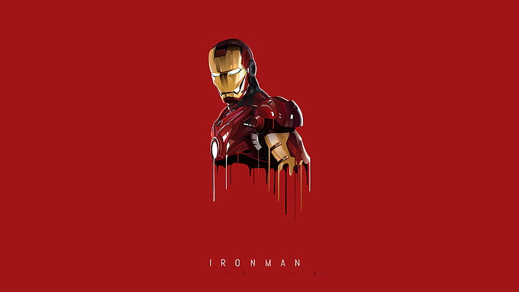 iron man, minimalism, 4k, hd, artist, artwork, behance, superheroes, HD wallpaper
