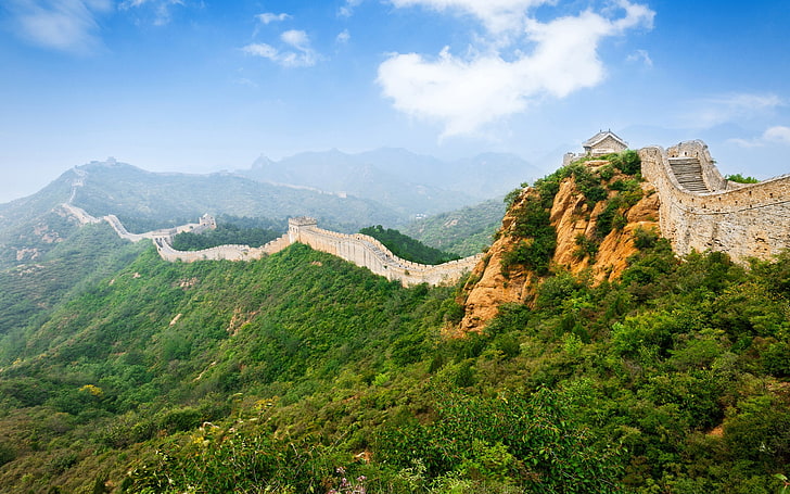 Great wall of china-2017 Scenery Wallpaper, mountain, architecture, HD wallpaper