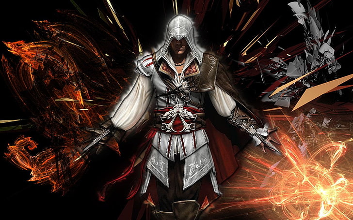 HD wallpaper: Assassin's Creed illustration, Assassin's Creed II, Ezio (Assassin's  Creed) | Wallpaper Flare