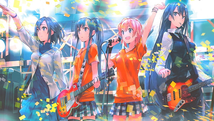 anime, anime girls, Yahari Ore no Seishun Love Comedy wa Machigatteiru, HD wallpaper
