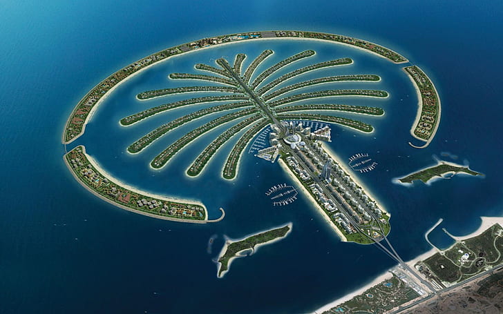 Palm Jebel Ali Dubai United Arab Emirates Ultra HD Wallpapers for Desktop and Mobile 3840×2400