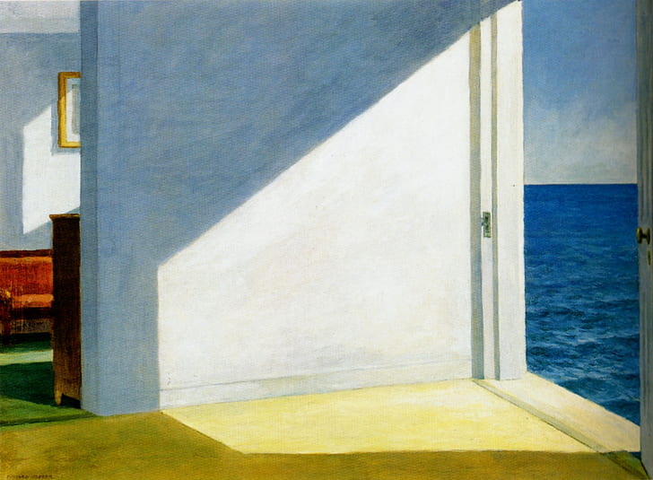 Classic Art, Classical art, Edward Hopper, Surreal, architecture