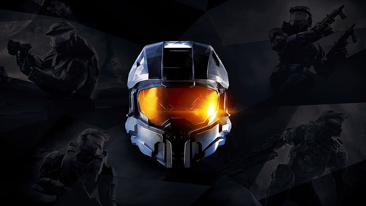 gray and black Halo wallpaper, Halo 5, Master Chief, Halo: The Master Chief Collection