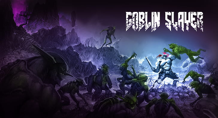 Doom (game), Doom (2016), video game art, crossover, Goblin Slayer, HD wallpaper